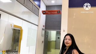 Creampie Public Washroom! Did YOU Hear Us?