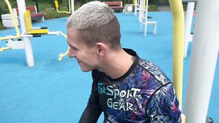 Breeding a cute guy in butt in an abandoned building