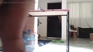 Karmica MILF BBW Fat Mexican in the Kitchen