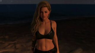 Cheating Girlfriend Having Sex With Billy On The Beach At Night