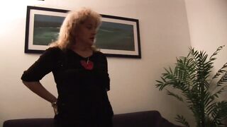 Nasty older lady fucks stepson