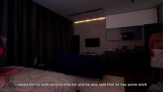 Aleks Sam Brought Me on Vacation and Shared Apartments with My Friend Str1pper Who Spied on Us in Daybed (part 1/3)