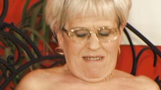 GILF Granny Sucks Dick Then Takes It Deep