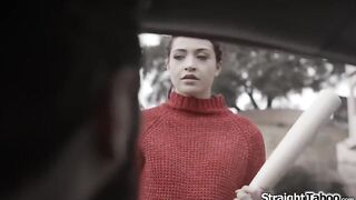 Avi Love takes a drastic decision to get the peeping tom out of her life.The small tits sweetheart lets him have sex with her once so hell leave her alone