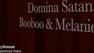 Part 2:- Femdom-female-dominator Satana, Punishes Booboo and Melanie Gives Him a Treat for Taking His Punishment
