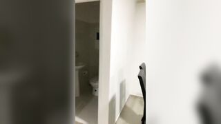 Fucking hard in the kitchen with the saleswoman