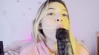 Stepsister's Practice... Each day Deepthroat Until This sweetheart Masters It