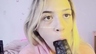 Stepsister's Practice... Each day Deepthroat Until This sweetheart Masters It
