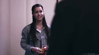 Babysitter Alina gets Creampied by Boss