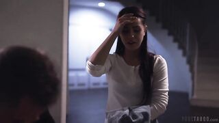Babysitter Alina gets Creampied by Boss