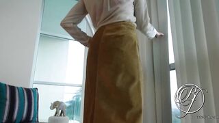 MILF step mom next door is bored of her cuck husband wishes my jock, in high heels, lingerie fetish