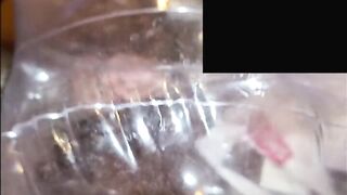 Sex doll drilled piddle and cummed in