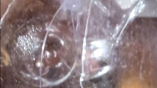 Sex doll drilled piddle and cummed in