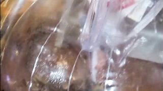 Sex doll drilled piddle and cummed in