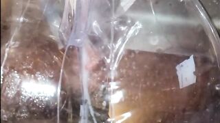 Sex doll drilled piddle and cummed in
