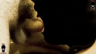 INTRO-Spreadeagle chained & jock gagged whore hard whipping and butt hammering