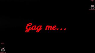 INTRO-Spreadeagle chained & jock gagged whore hard whipping and butt hammering