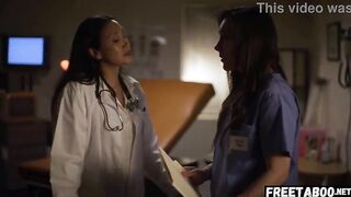 Lesbian Doctor Vicki Chase Makes The New Nurse Sinn Sage Satisfy Her Sexual Wishes To Keep Her Secret