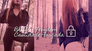 Castidade no BDSM - Femdom - Key Holder - Cinto de castidade - Master-floozy Brasileira