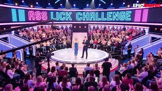 ANALINCTUS CHALLENGE. RIMMING CONTEST. LESBIANS. AI GENERATED
