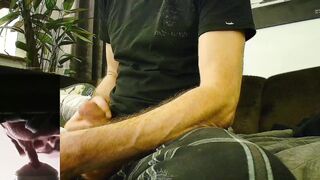 Foreskin fuck in 2 views