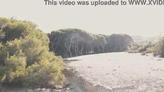 Brianna and Marco Banderas fuck on the beach in full view of many onlookers, letting several of 'em join in