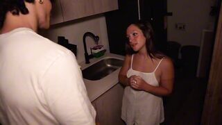 Colombian guy keeps his promise and leaves her covered in cum after an intense fuck.