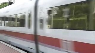 german couple fucks at the teach