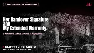 I Took the Measurements, This chick Took the Fitter, I Extended the Warranty · Hotwife Audio Story [ASMR][M4F][Hotwife]