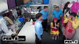 One Little Thief, Four Big Weenies: Small Shoplifter Pixie Smalls Takes On the Whole Team