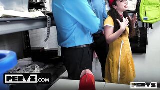 One Little Thief, Four Big Weenies: Small Shoplifter Pixie Smalls Takes On the Whole Team