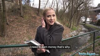 Public Place Oral and then AWESOME Sex with Hawt Playgirl - Public Agent