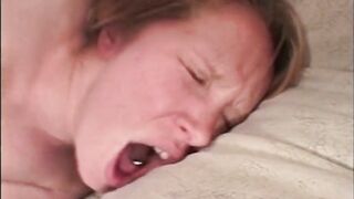 Small Teen Banged by two Monster Black Weenies That Cum in Her Mouth Together with a Lustful Dwarf