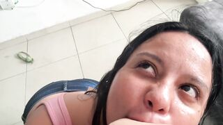 Waking Up My Girlfriend & Stepsister to Drain Biggest Overflow