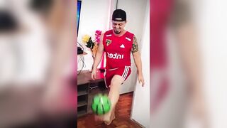 Homo football player fucks deeply
