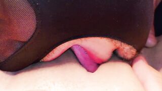 Licked that massive, bald pussy