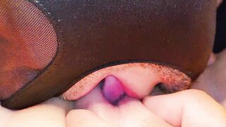 Licked that massive, bald pussy