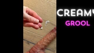 I Show YOU My Creamy Grool After Playing with the Dildo