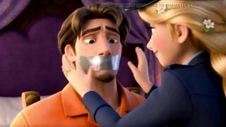 Flynn Rider's Innocent Encounter: Rapunzel's first Oral sex-sex Dream