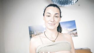 Tanya Is a Former Catwalk Model and Today for a Casting with Us on the Daybed!