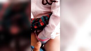 I filmed my best friend from school! She let me screw her priceless! 'cuz my girlfriend dumped me. Reward or punishment? Who wants a girl like that? I squeezed her truly valuable and she moaned deliciously.