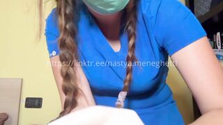 POV: NURSE TAKES CARE OF YOUR SCHLONG AND MAKES YOU CUM ON HER GLOVES - MEDFET ROLEPLAY MEDICAL EXAM