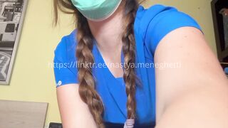 POV: NURSE TAKES CARE OF YOUR SCHLONG AND MAKES YOU CUM ON HER GLOVES - MEDFET ROLEPLAY MEDICAL EXAM