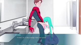 SexNote #55: My hot friend gives me a blow job-sex in the university bathroom.