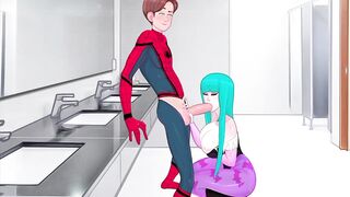 SexNote #55: My hot friend gives me a blow job-sex in the university bathroom.