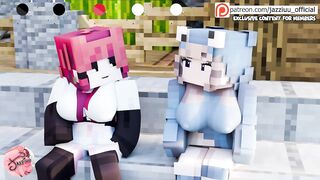 Sex with my friend's wife deep penetration Futanari Minecraft 3D animation - Jazziuu