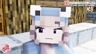Sex with my friend's wife deep penetration Futanari Minecraft 3D animation - Jazziuu
