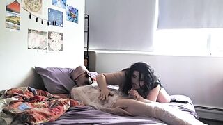 Restrained & Drained by Dragunball! Relentless Post Orgasm Sucking with Plastic Wrapped Servitude
