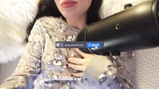 Cute German gal in pyjamas reveals her masturbation routine (German JOI)