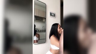 I entice my friend in the kitchen to suck his massive knob -amateur couple- nysdel